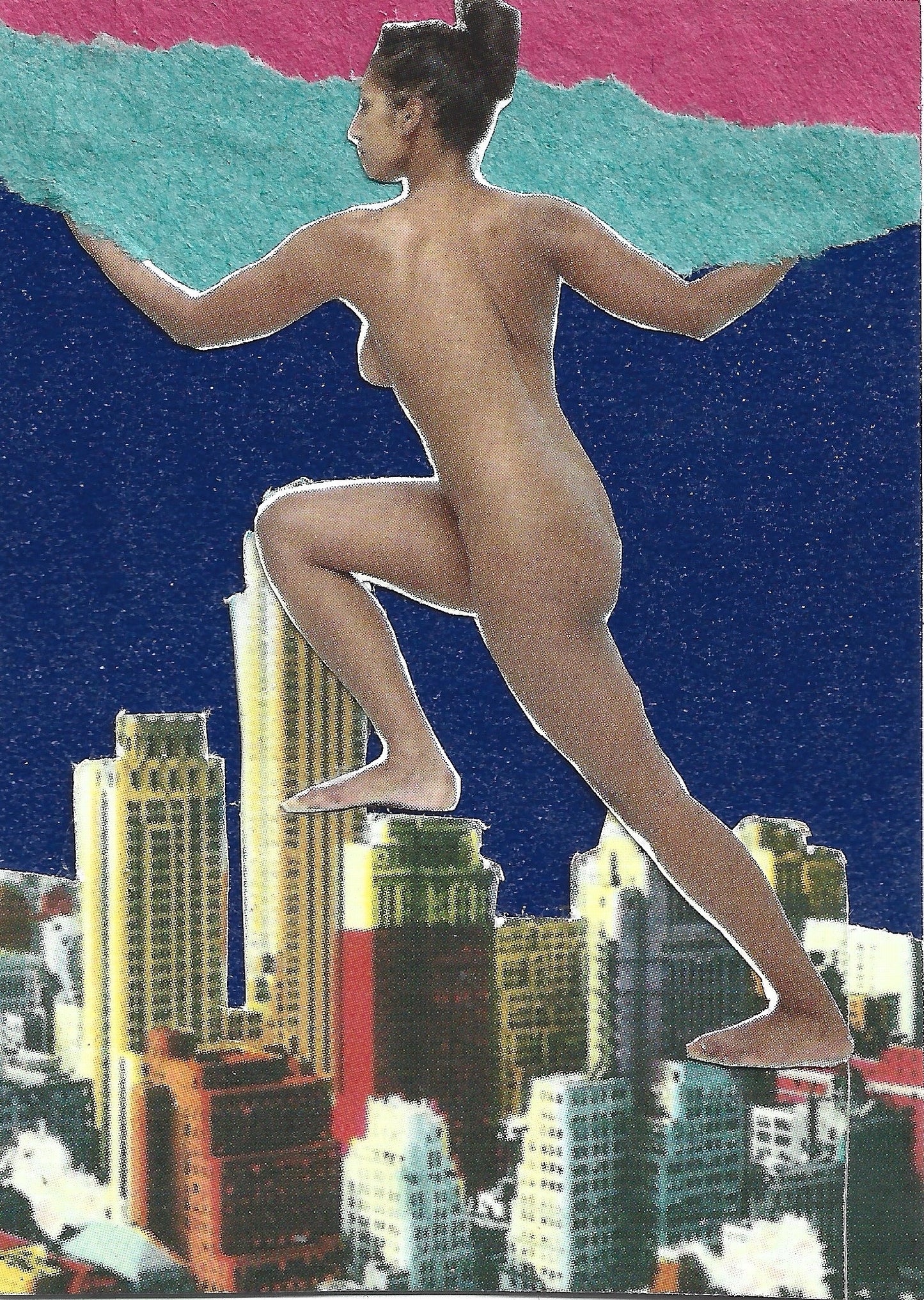 Collage ACEO (Original) - Newd York 6