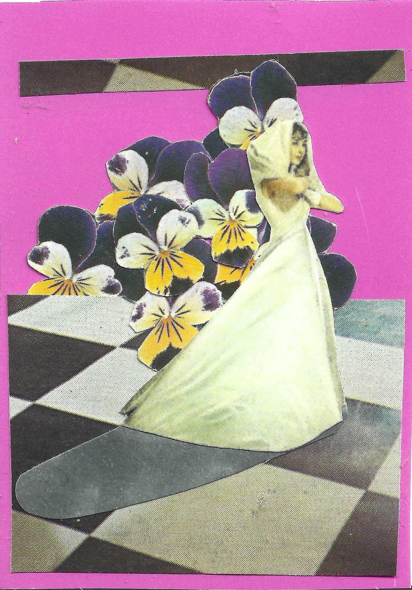 Collage ACEO (Original) - Pink Ladies 4