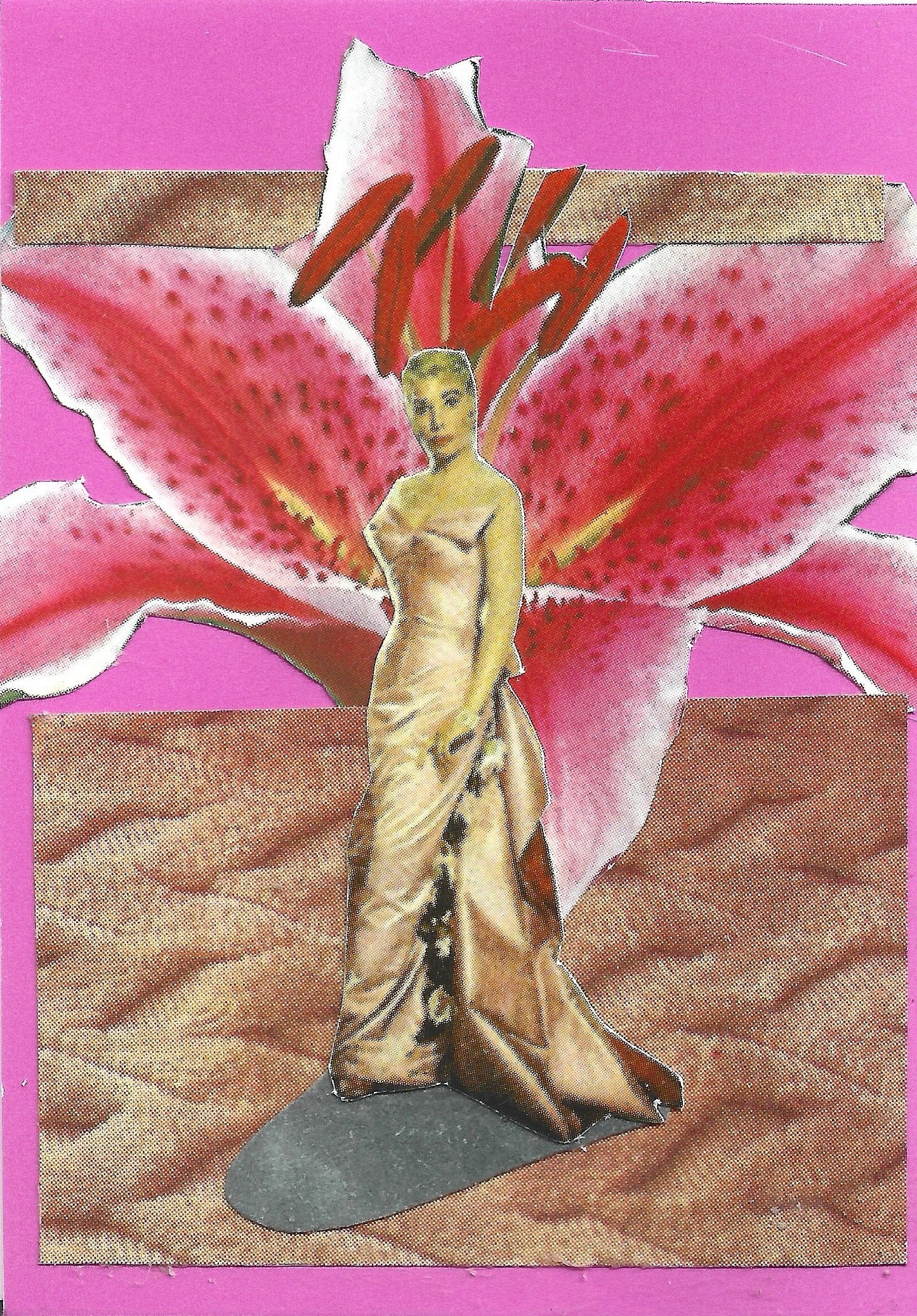 Collage ACEO (Original) - Pink Ladies 5