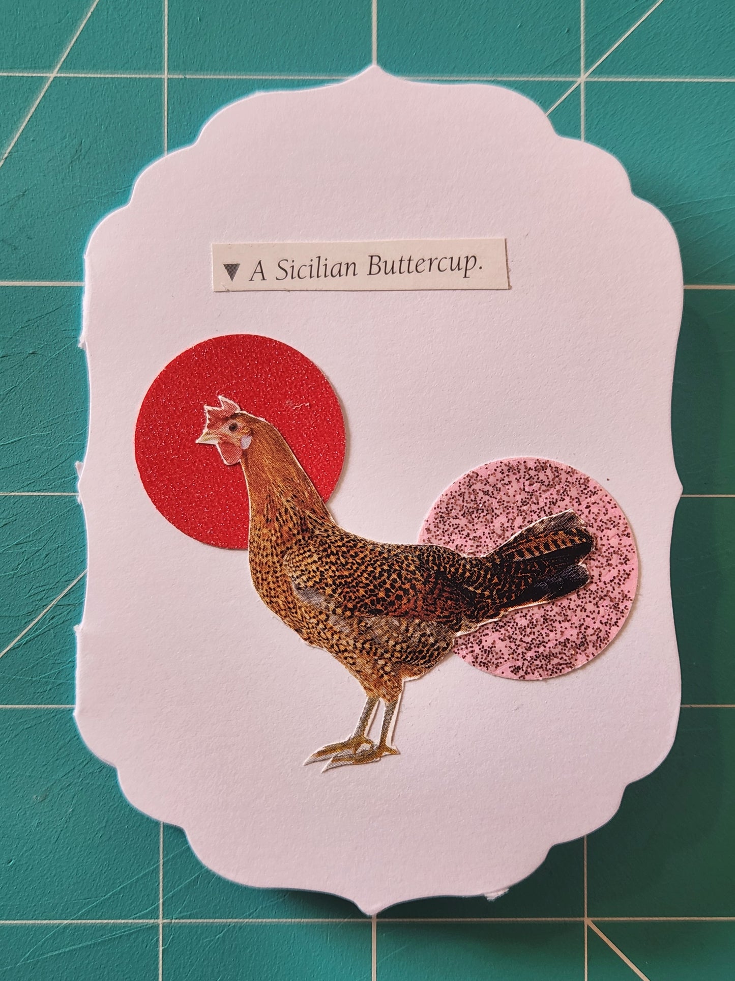 Chicken Mini Card Series - Sicilian Buttercup