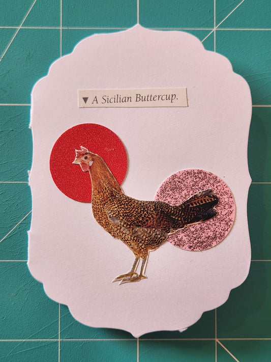 Chicken Mini Card Series - Sicilian Buttercup
