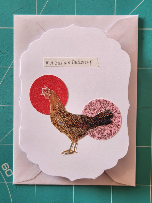Chicken Mini Card Series - Sicilian Buttercup