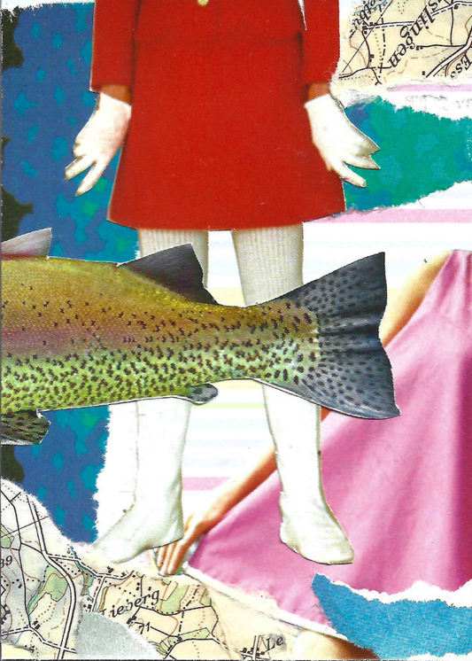 Collage ACEO (Original) - Day at the Beach 2