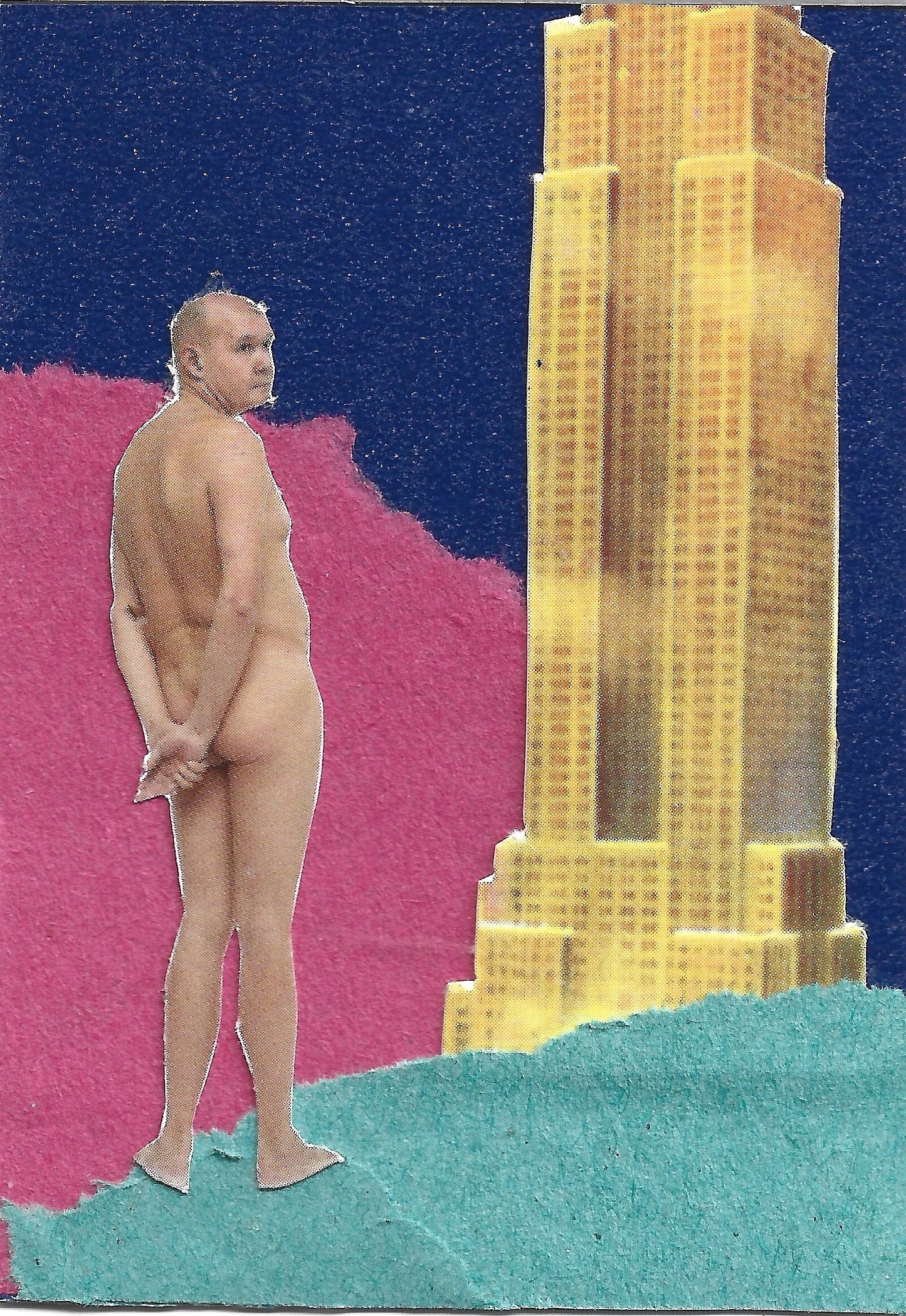 Collage ACEO (Original) - Newd York 1