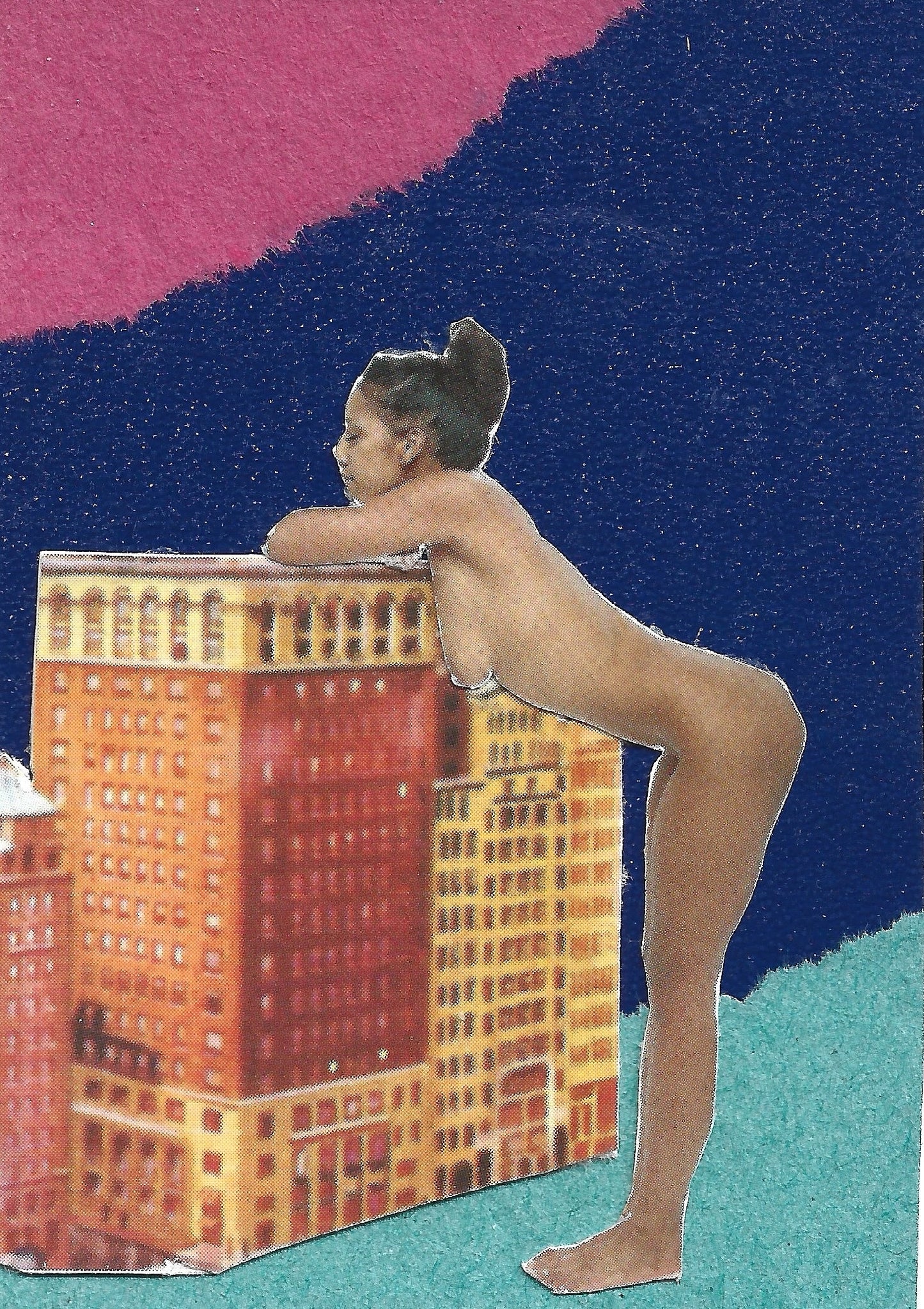 Collage ACEO (Original) - Newd York 2