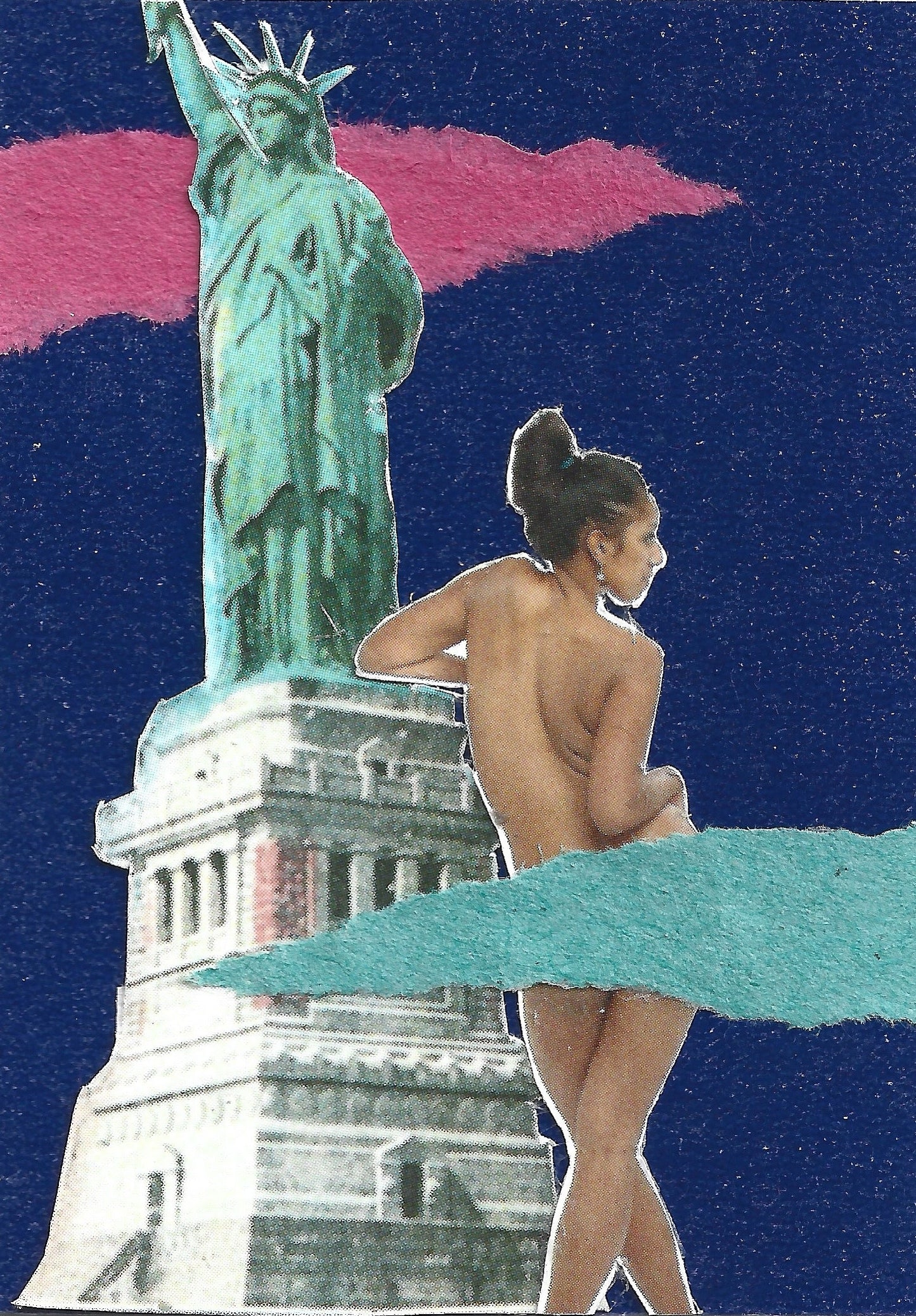 Collage ACEO (Original) - Newd York 4