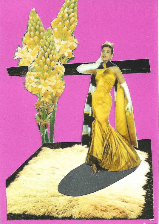 Collage ACEO (Original) - Pink Ladies 3