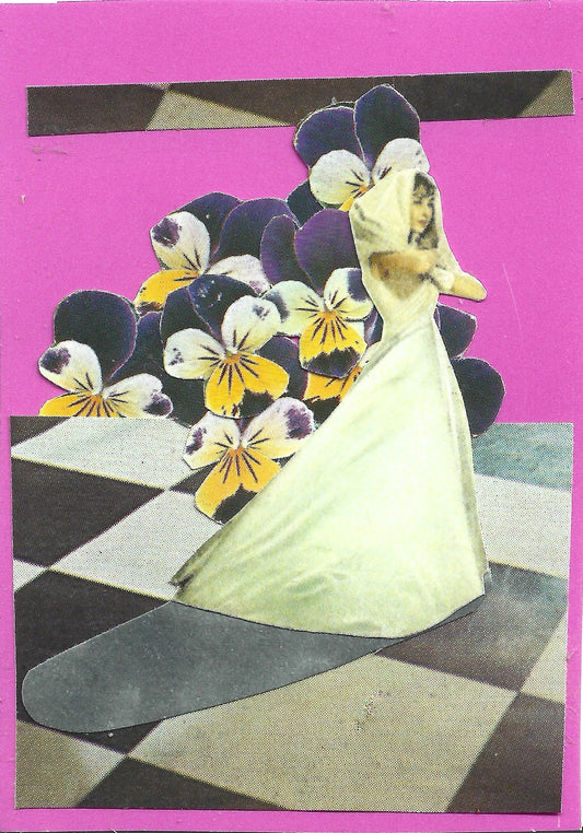 Collage ACEO (Original) - Pink Ladies 4