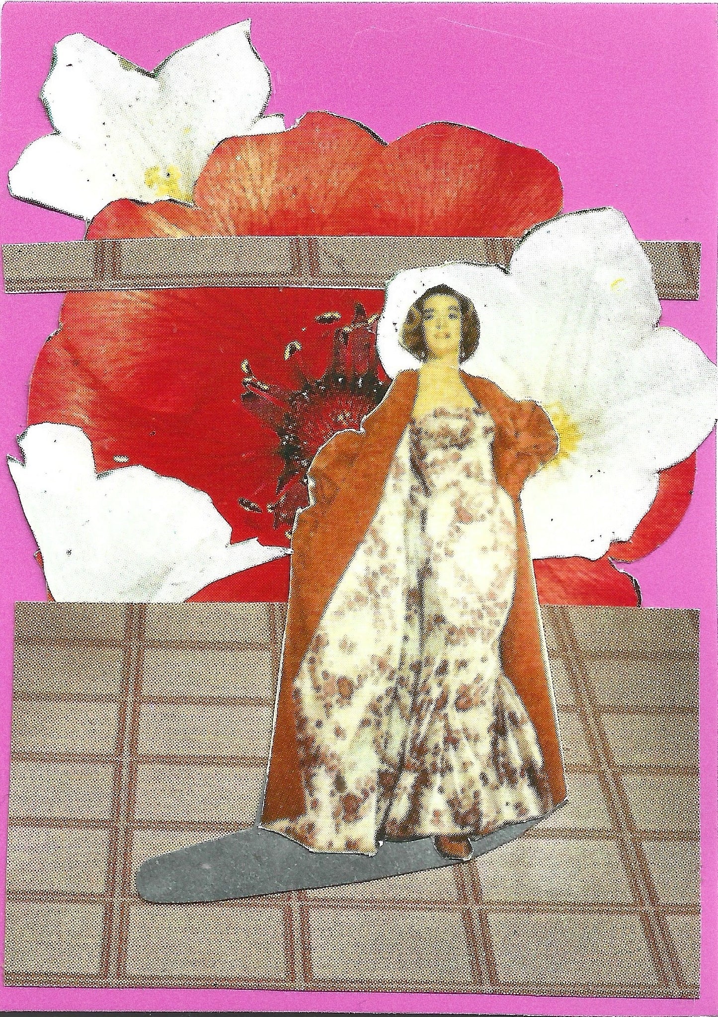 Collage ACEO (Original) - Pink Ladies 6